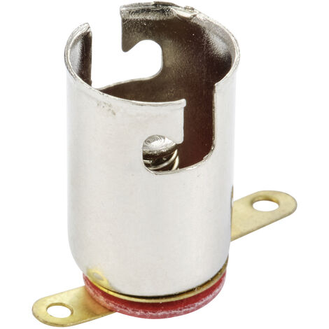 TRU COMPONENTS TC-10477736 Lampenfassung Sockel (Miniaturlampen): BA9s Anschluss (Sockel): Lötöse 1