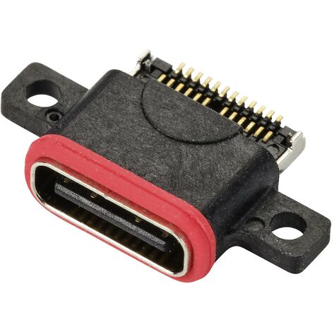 TRU COMPONENTS TC-10490668 Micro USB 3.1 type C ® femelle pour fixation par soudure Forme du connecteur: embase femelle horizontale Contenu: 1 pc(s) X558842