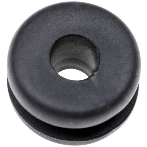 TRU COMPONENTS TC-10820700 Kabeldurchführung   Klemm-Ø (max.) 3 mm Plattenstärke (max.) 1.5 mm PVC S