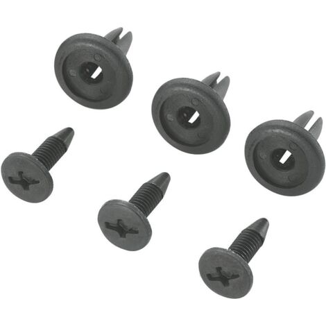 TRU COMPONENTS TC-10820832 Rivet à expansion Ø du trou 6.3 mm noir 100 pc(s)