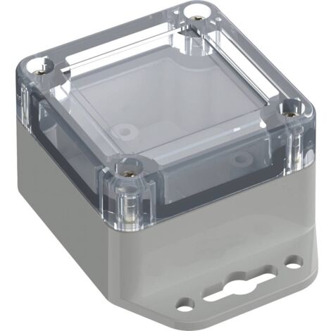 TRU COMPONENTS TC-10860408 Cloche à bride 60 x 60 x 40.10 ABS-PC gris clair 1 pc(s) D939752