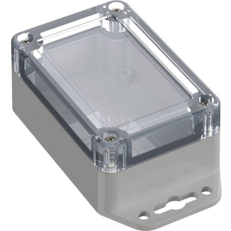 TRU COMPONENTS TC-10860436 Cloche à bride 90 x 60 x 39.90 ABS-PC gris clair 1 pc(s) D939702