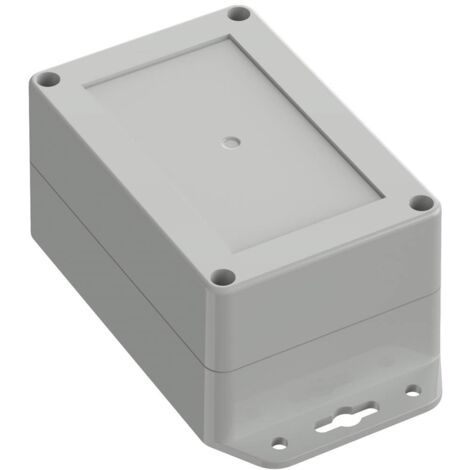 TRU COMPONENTS TC-10860612 Alloggiamento flangia ABS Grigio luminescente 1 pz.