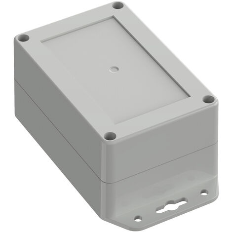 TRU COMPONENTS  TC-10860612 Flansch-Gehäuse 120 x 80 x 60.20  ABS  Lichtgrau 1 St.