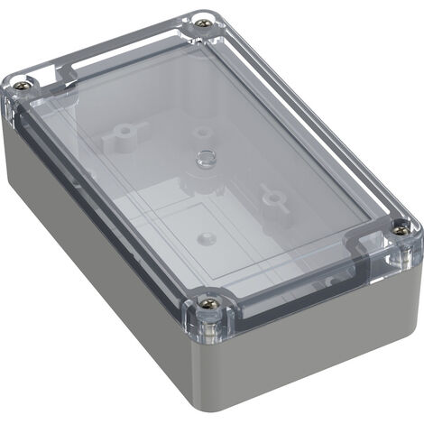 TRU COMPONENTS  TC-10860704 Universal-Gehäuse 125 x 75 x 37.20  ABS-PC  Lichtgrau 1 St.
