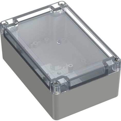 TRU COMPONENTS TC-10860780 Contenitore universale Policarbonato Grigio luminescente 1 pz.