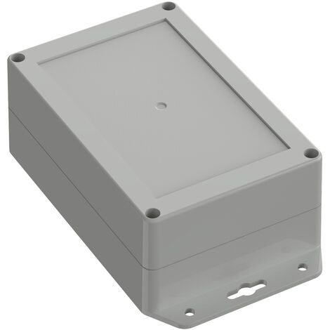 TRU COMPONENTS  TC-10860792 Flansch-Gehäuse 150 x 100 x 60  ABS  Lichtgrau 1 St.