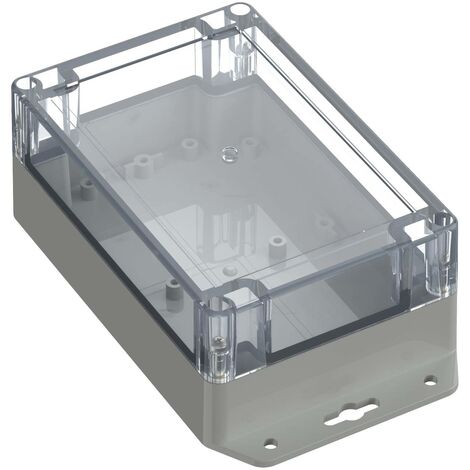 TRU COMPONENTS TC-10860812 Cloche à bride 150 x 100 x 60 ABS-PC gris clair 1 pc(s) D935722