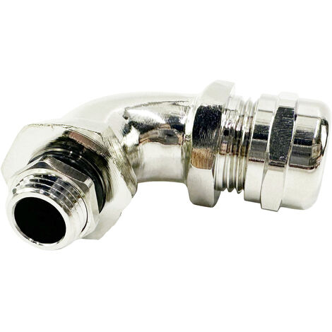 TRU COMPONENTS TC-11447432 Kabelverschraubung   PG21 Messing (vernickelt) Metall 1 St.