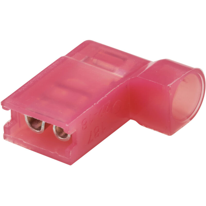 Tru Components Rot - Tc-11599316 Flachsteckhülse Steckbreite: 4.8 Mm Steckdicke: 0.8 Mm 90 ° Vollisoliert