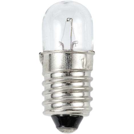 TRU COMPONENTS TC-11937108 Petite lampe à tube 1.2 W 12 V E10 clair 1 pc(s)