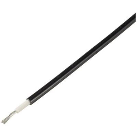 TRU COMPONENTS TC-11990900 Câble photovoltaïque 1 x 2.5 mm² noir Marchandise vendue au mètre R044532