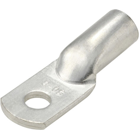 TRU COMPONENTS TC-11991820  Rohrkabelschuh Unisoliert 180 ° M8 50 mm² Loch-Ø: 8.3 mm 1 St.