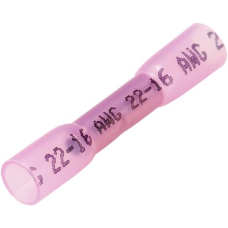TRU COMPONENTS TC-11991848 Prolongateur avec gaine thermorétractable 0.5 mm² 1.5 mm² entièrement isolé rouge 1 pc(s) R040852
