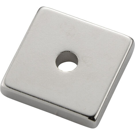 TRU COMPONENTS TC-12260084 Permanent-Magnet Rechteckig (L x B x H) 20 x 19 x 4 mm    Grenztemperatur