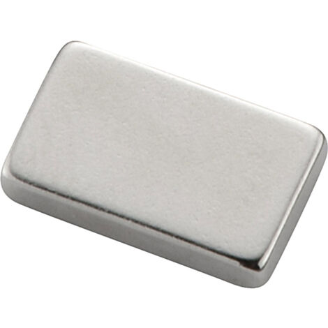 TRU COMPONENTS TC-12260092 Permanent-Magnet Rechteckig (L x B x H) 10 x 6 x 2 mm    Grenztemperatur