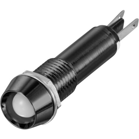 TRU COMPONENTS TC-12358888 LED-Signalleuchte Weiß    12 V/DC, 24 V/DC 10 mm 40 °    1 St.