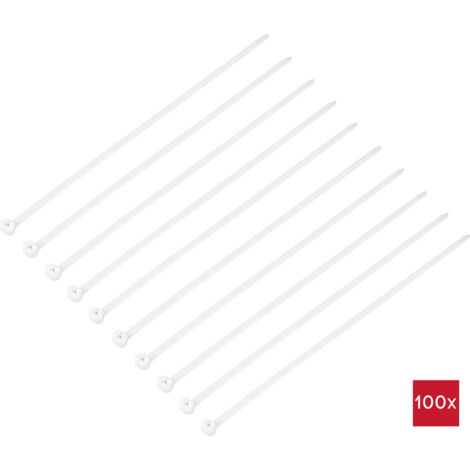 TRU COMPONENTS TC-12814180  Kabelbinder 370 mm 7 mm Natur mit Metallzunge, chemische Beständigkeit 1