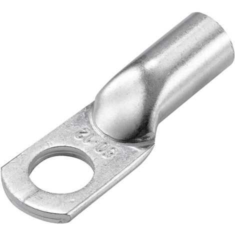 TRU COMPONENTS TC-12885880 Cosse de câble tubulaire 180 ° M12 50 mm² Ø du trou: 12 mm 1 pc(s) A591473