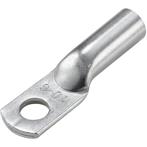 TRU COMPONENTS TC-12885888  Rohrkabelschuh  180 ° M6 10 mm² Loch-Ø: 6 mm 1 St.