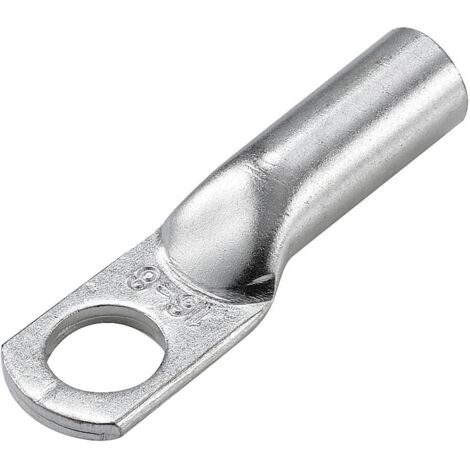 TRU COMPONENTS TC-12885896 Cosse de câble tubulaire 180 ° M8 16 mm² Ø du trou: 8 mm 1 pc(s) A591413