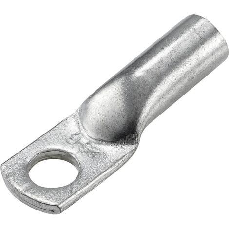 TRU COMPONENTS TC-12885904 Cosse de câble tubulaire 180 ° M8 25 mm² Ø du trou: 8 mm 1 pc(s) A591483