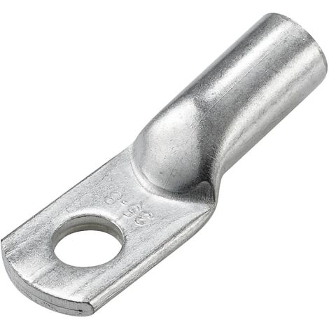 TRU COMPONENTS TC-12885912 Cosse de câble tubulaire 180 ° M8 35 mm² Ø du trou: 8 mm 1 pc(s) A591463