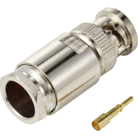 TRU COMPONENTS  TC-12885916 BNC-Steckverbinder Stecker, gerade 50 Ω 1 St.