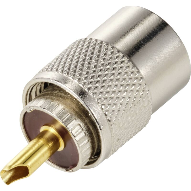 TRU COMPONENTS TC-12885932 Connecteur UHF mâle, droit 50 Ω 1 pc(s)