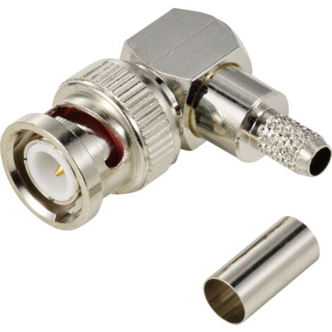 TRU COMPONENTS  TC-12885940 BNC-Steckverbinder Stecker, gewinkelt 50 Ω 1 St.