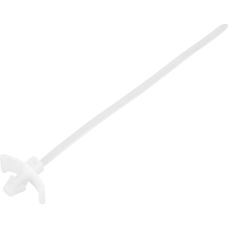 TRU COMPONENTS TC-13030668 TC-WM-100-2.5-N Kabelbinder 100 mm 2.5 mm Natur mit Flügelverschluss, che