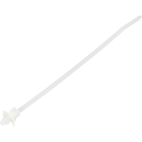 TRU COMPONENTS TC-13030676 TC-WM-115-3.6-N Kabelbinder 155 mm 3.6 mm Natur mit Flügelverschluss, che
