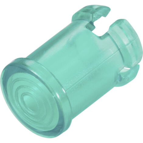 TRU COMPONENTS TC-13069296 Leuchtkappe Grün, Transparent  Passend für (LEDs) LED 5 mm
