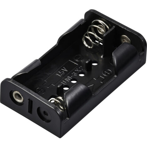 TRU COMPONENTS TC-13220524 Batteriehalter 2x Mignon (AA) Lötanschluss (L x B x H) 60 x 33 x 15 mm