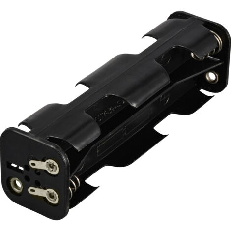 TRU COMPONENTS TC-13220552 Batteriehalter 8x Mignon (AA) Lötanschluss (L x B x H) 108 x 32 x 29 mm
