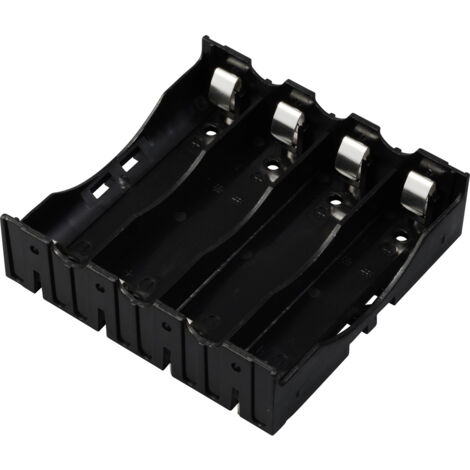 TRU COMPONENTS TC-13220720 Batteriehalter 4x 18650 Kontaktpole (L x B x H) 78 x 79 x 21 mm