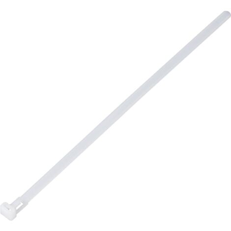 TRU COMPONENTS TC-13340644 TC-RC-250-7.6-N Serre-câble 250 mm 7.6 mm naturel réouvrable, résiste aux produits chimiques 100 pc(s) Y239893