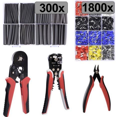 TRU COMPONENTS TC-13377596 Aderendhülsen-Sortiment  Teilisoliert  1 Set