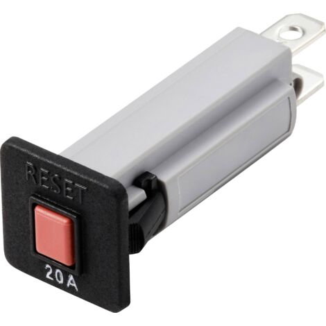 TRU COMPONENTS TC-13401620 Disjoncteur thermique 125 V/AC, 250 V/AC, 32 V/DC, 50 V/DC 20 A 1 pc(s)
