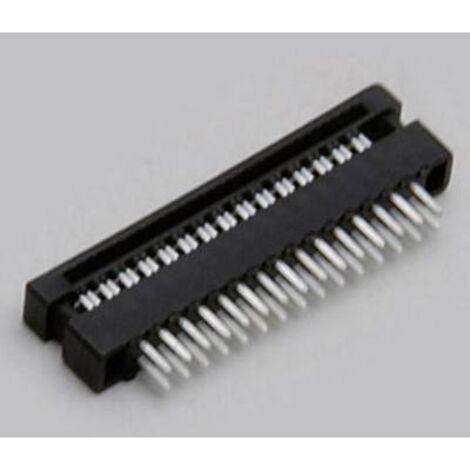 TRU COMPONENTS TC-2506350 Connecteur femelle avec la sortie de câble plat Pas: 2 mm Nbr total de pôles: 40 Nbr de rangées: 2 1 pc(s) Q205842