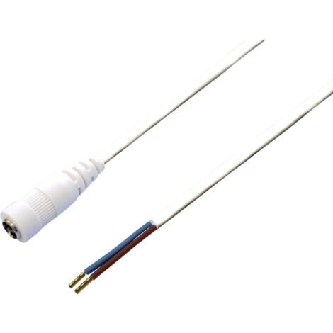 TRU COMPONENTS TC-2511324 TC-2511324-CAVO DI COLLEGAMENTO A BASSA TENSIONE CON ESTREMITÀ APERTE DA 5,50 MM 2,1