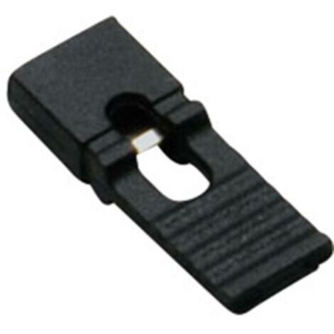 TRU COMPONENTS TC-2521030 Shunt Pas: 2.54 mm Nombre de pôles par rangée:2 Contenu: 100 pc(s) X020371