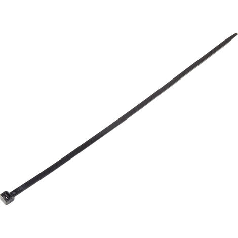 TRU COMPONENTS TC-6645820  Kabelbinder 450 mm 8 mm Schwarz Witterungsstabil 100 St.