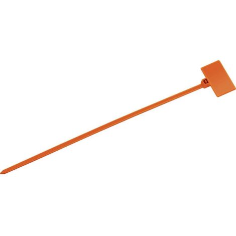 TRU COMPONENTS TC-6646452 Marqueur de câble Surface de marquage: 20 x 13 mm orange 100 pc(s) X898921