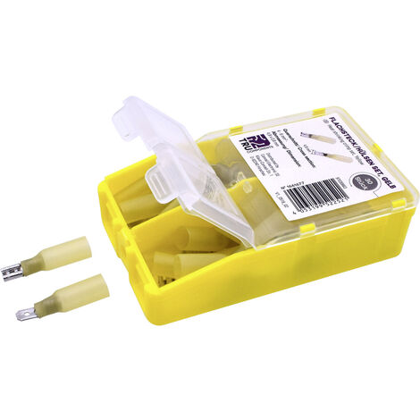 TRU COMPONENTS TC-6646708 Quetschverbinder-Sortiment 4 mm² 6 mm² Gelb 60 St.