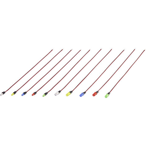 TRU COMPONENTS TC-6649284 LED-Sortiment  Gelb, Blau, Rot, Grün, Weiß Rund 3 mm, 5 mm