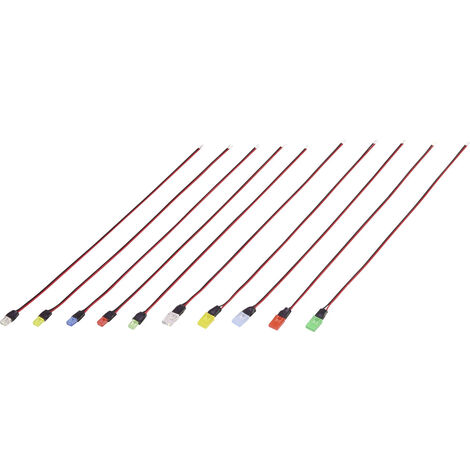 TRU COMPONENTS LED-Sortiment Rot, Blue, Grün, Gelb, Kaltweiß