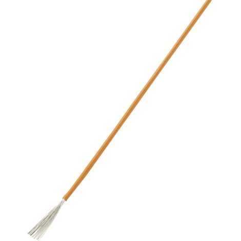 TRU COMPONENTS TC-7572812 CAVO PER CABLAGGI LIY 1 X 0.50 MM² ARANCIONE 10 M