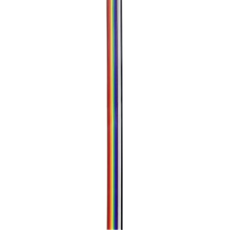 TRU COMPONENTS TC-7638572 Cavo dati Passo: 1.27 mm 20 x 0.125 mm² Multicolore 10 m