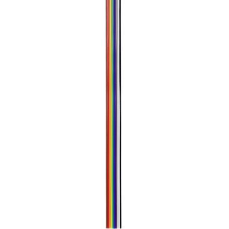 TRU COMPONENTS TC-7638580 Câble de données Pas: 1.27 mm 20 x 0.08 mm² multicolore 30 m R708131